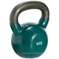 Venta al por mayor 4-32kg vinilo Kettlebell con base de goma